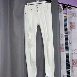 NEW WHITE SKINNY JEANS (BRAND JUST BLACK)